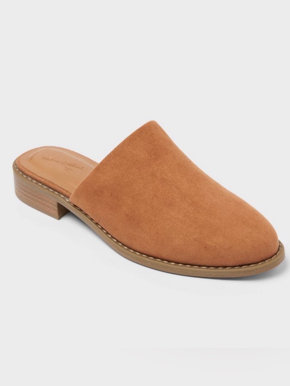 Universal thread Rita Mule Flats with Memory Foam Insole Universal Thread Cognac